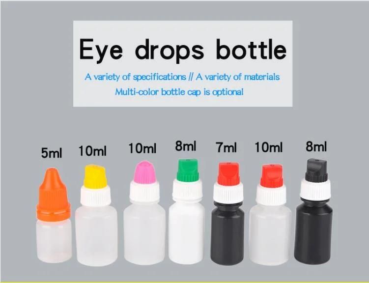 3ml 5ml 10ml 15ml 20ml 30ml Best Quality Plastic E-Liquid Bottles Eye Drops Bottles with Screw Cap