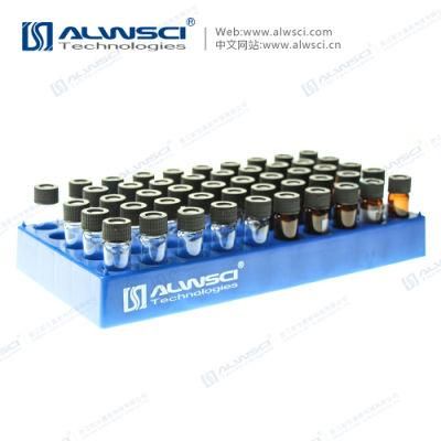 PP Vial Rack 50 Positions for 2ml Vials Blue Color