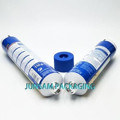 Animal Nutrition Food Tube Pure Aluminum Collapsible Printing Tube GMP Packaging Container