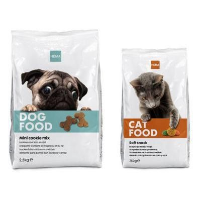 Plastic Gravure Printing Aluminum Foil Resealable Composite Zipper Pet Food 5kg 10kg 15kg 50kg Custom Packaging Dog Food Bag