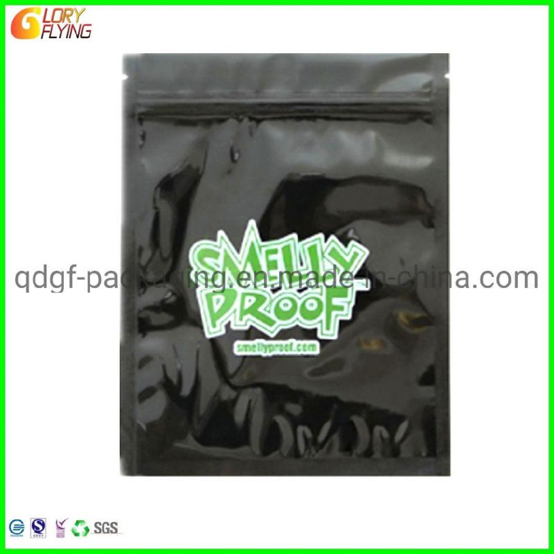 Smell Proof Mylar Plastic Bag with Zipper and Making The Special Design for Bags