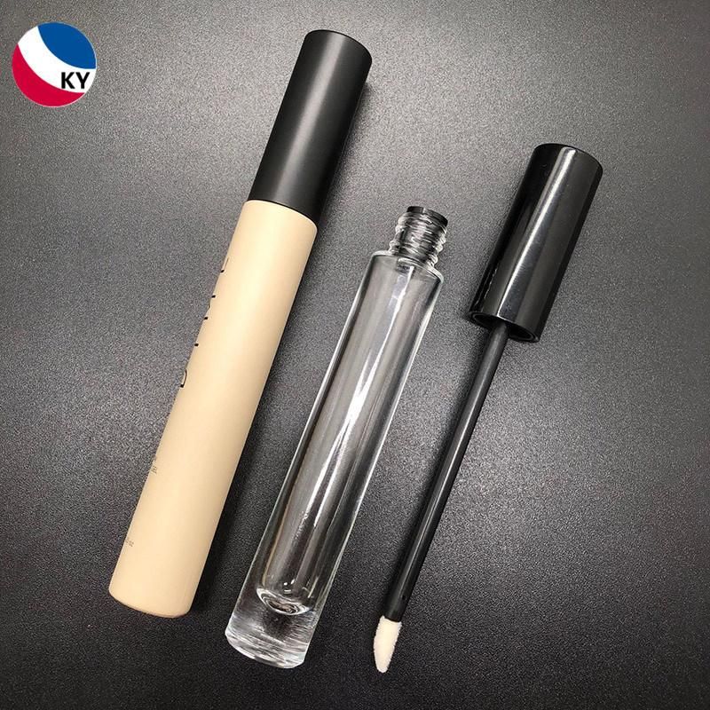 New Cosmetic 5ml 10ml Mascara Glass Container Lipstick Lipgloss Tube with Clear Glass Bottle