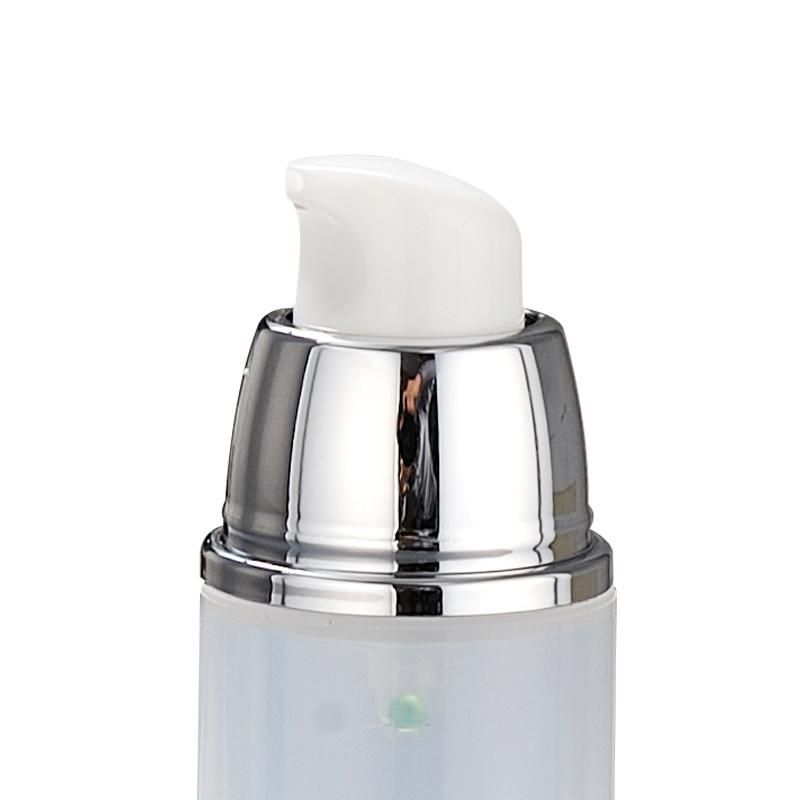 30ml 50ml 80ml Aluminium Sprayer Plastic Clear Airless Bottle for Cosmetic Packaging