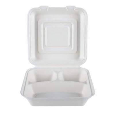 Compostable Biodegradable Disposable Eco Friendly Sugarcane Bagasse Food Packaging