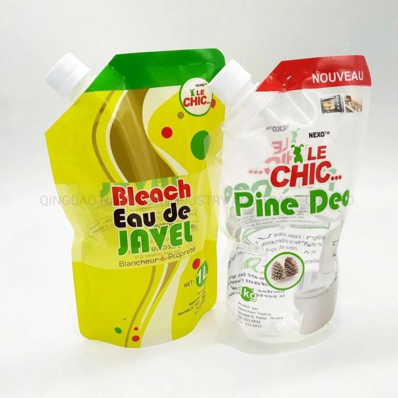 Stand up Liquid Soap Packing Doypack Spout Bag Doypack Pouches Mylar Bags
