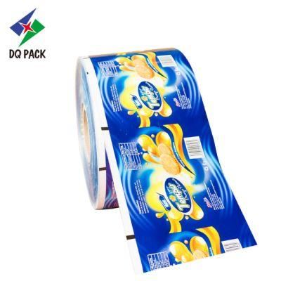 Factory Custom Ice Cream Film Packaging Plastic Roll Stock for for Food Packaging Cartoon Pattern Film