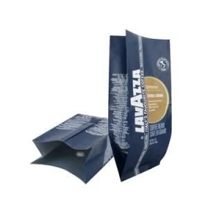 Coffee Rice Packaging Bag Zip-Lock Reusable Plastic Packaging Nut Printed Packaging Resealable Plastic Coffee Bag with Valve