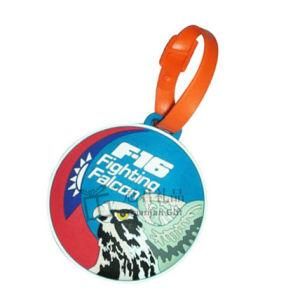 High Quality Customized Round Plastic Luggage Tag (004)