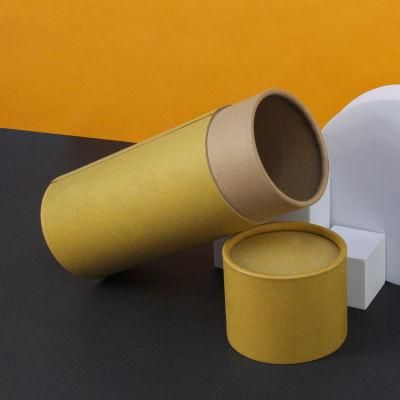 Firstsail Wholesale Custom Round Kraft Shipping Box Gift Food Textile Clothing Socks Perfume Cosmetic Makeup Brush Paper Tube Packaging