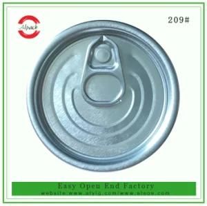 Full Open 209#Aluminum Food Can Lid