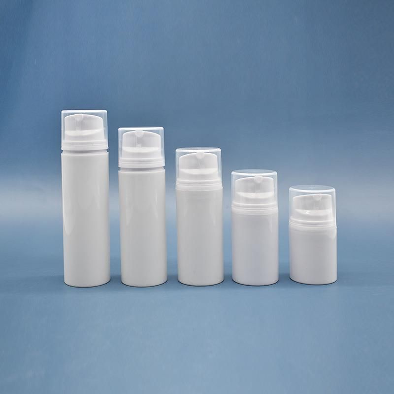 15ml 30ml 50ml White Airless Bottle PP Airless Pump Bottle