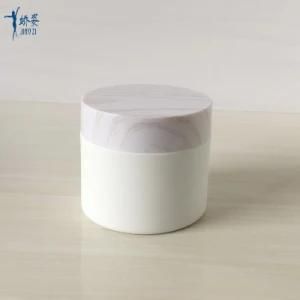 150ml Double Thick Wall PP Cream Jar with Bamboo Printing Lid