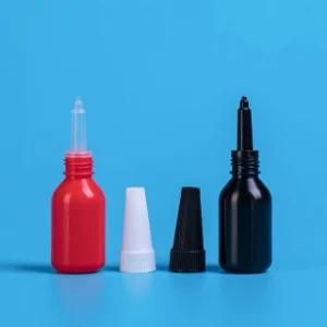 10ml Plastic LDPE UV Blue/Red/Black Glue Bottles