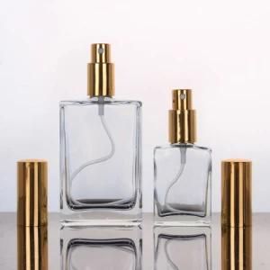 Wholesale Custom Logo Fragrance Bottles 50ml Glass Perfume Spray Bottles