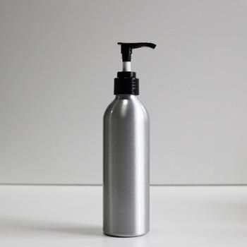 50ml 75ml 100ml 150ml Silver Aluminum Bottle with Lotion Bottle for Cosmetic Packaging
