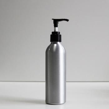 50ml 75ml 100ml 150ml Silver Aluminum Bottle with Lotion Bottle for Cosmetic Packaging