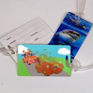 3D Lenticular Moving Cards Tag, 3D Lenticular Plastic Tag