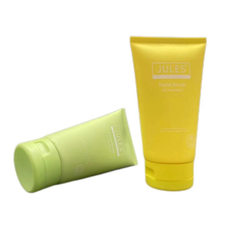 Cosmetic Tube Facial Cleanser with Customized Cap Packaging Materials