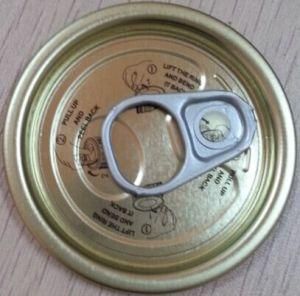 Good Quality Tinplate Lid for Fish Canned #202 (52.3mm)