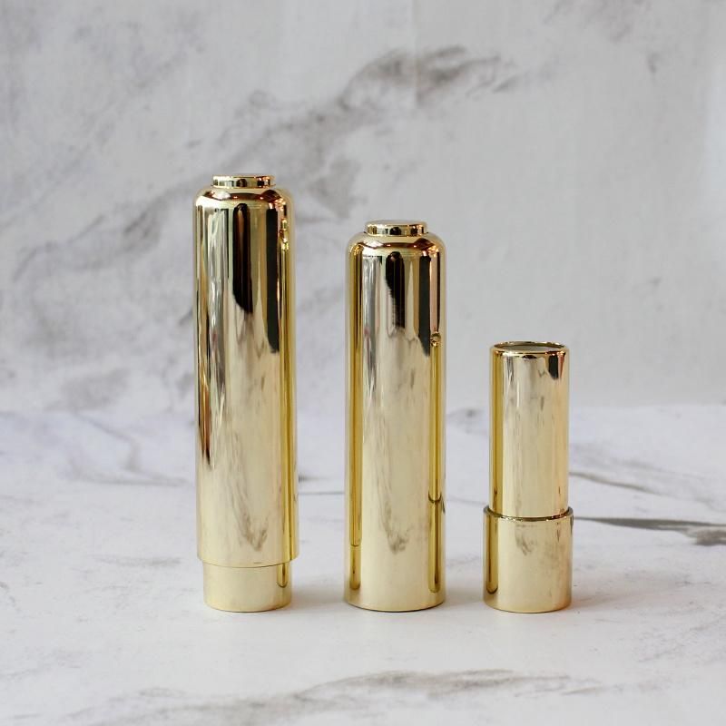 Luxury Lipstick Tube Gold Round Shape Lipstick Container Lipstick Packaging