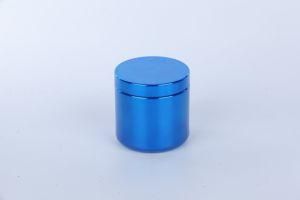 10oz HDPE Health Care Supplement Package Blue Chromed UV Glossy Plastic Jars