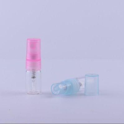 Top Quality Glass Pump Sprayer Bottles with 2 Colors Cap Vial Sample Test Bottle 2 Cc Mini Atomizer