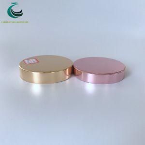 89mm Shiny Rose Gold Aluminum Cosmetic Lid for Wide Mouth Jar