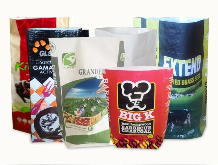 Manufacturer PP Woven Laminated Polypropylene Sacks for Rice Grain Agriculture Food Animal Feed