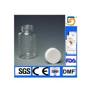 275ml Clear Round Pet Capusle Bottle with Aluminum Cap, 200cc Pet Plastic Medicine Storage Bottles Wholesale China Supplier