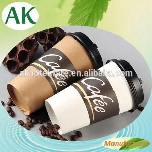Customized Logo Corrugated Disposable Hot Drink Paper Coffee Cup Sleeve for 8oz/12oz/16oz Cup