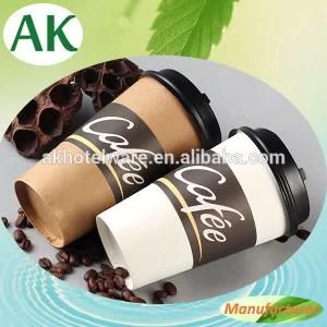 Customized Logo Corrugated Disposable Hot Drink Paper Coffee Cup Sleeve for 8oz/12oz/16oz Cup