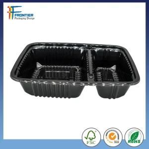 Disposable PP/Pet Restaurant 3/4/5 Compartment Food Container Box Plastic Lunch Container