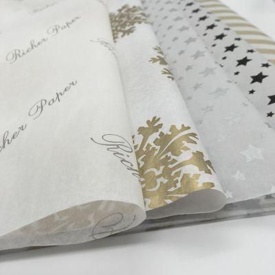 17GSM Custom Pattern Thin Gift Kraft Wrapping Tissue Paper