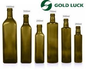 100ml/250ml/500ml/750ml Dark Green/Brown Color Olive Oil Glass Bottle