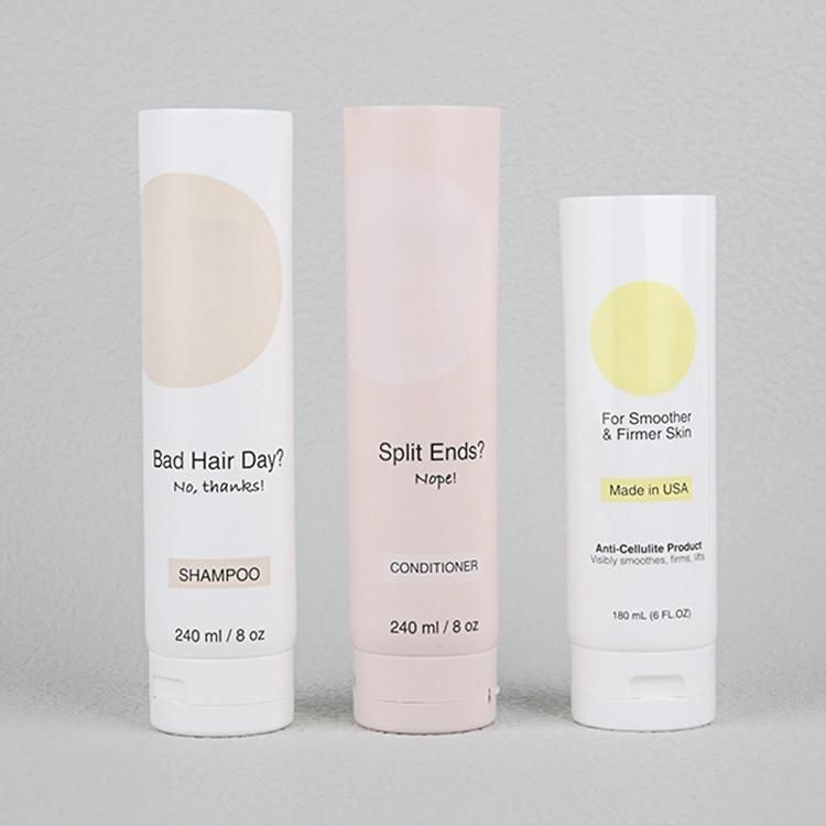 Custom Empty Eco Friendly Biodegradable Plastic PE Soft Cosmetic Tube