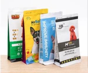 High Quality Plastic 8 Sides Seal Food Packaging Zip Lock Bag, Dog Food Packaging Bag