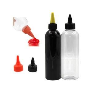 Empty Clear Pet Plastic Salad Hot Tomato Sauce Ketchup Bottle