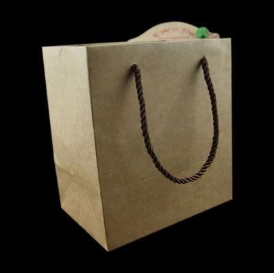 Custom Kraft Paper Gift Bag Colorful Paper Bag with Logo Print