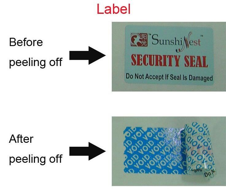 Anti Fake Security Tag Sticker