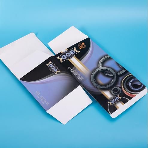 Customized Oil Seal Piston Color Box Cowhide Corrugated Printed Auto Parts Printing and Packaging Carton Cylinder Gasket Repair Kraft Package Thickened Packing