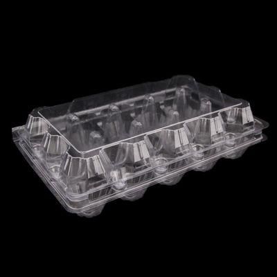 Customized PVC 12 Cell Disposable Blister Plastic Clamshell Egg Packaging Tray