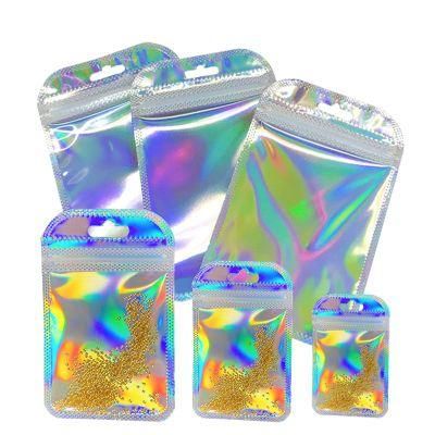 Custom Printed Cookie 3.5g Bag Aluminum Foil Laminated Ziplock Mylar Smell Proof Food Packaging Holographic Bags