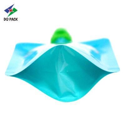 Dq Pack Customized Logo Bottle Shaped Stand up Pouch with Spout