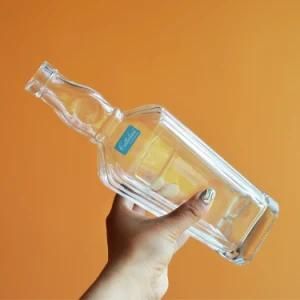 Round Shape Stock Customized Whiskey Bottles