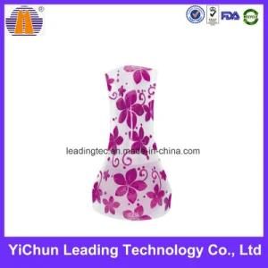 Stand up Plastic Custom Printed Foldable Fashion Flower Vase Bag