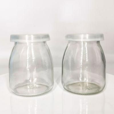 150ml 200ml Milk Pudding Yogurt Glass Jars with Lid