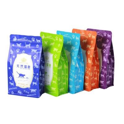 Custom 10kg 15kg 20kg Eco Friendly Resealable Zipper PLA Pbat Biodegradable Plastic Treats Feed Food Packaging Pet Dog Snack Bag