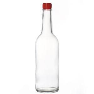 Glass Bottle Manufacturer Customize Flint Screw Top 720ml Alcohol Glass Bootle