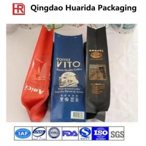 Back Sealed Custom Printed Coffee Packaging Sachet, Plastic Coffee Bag