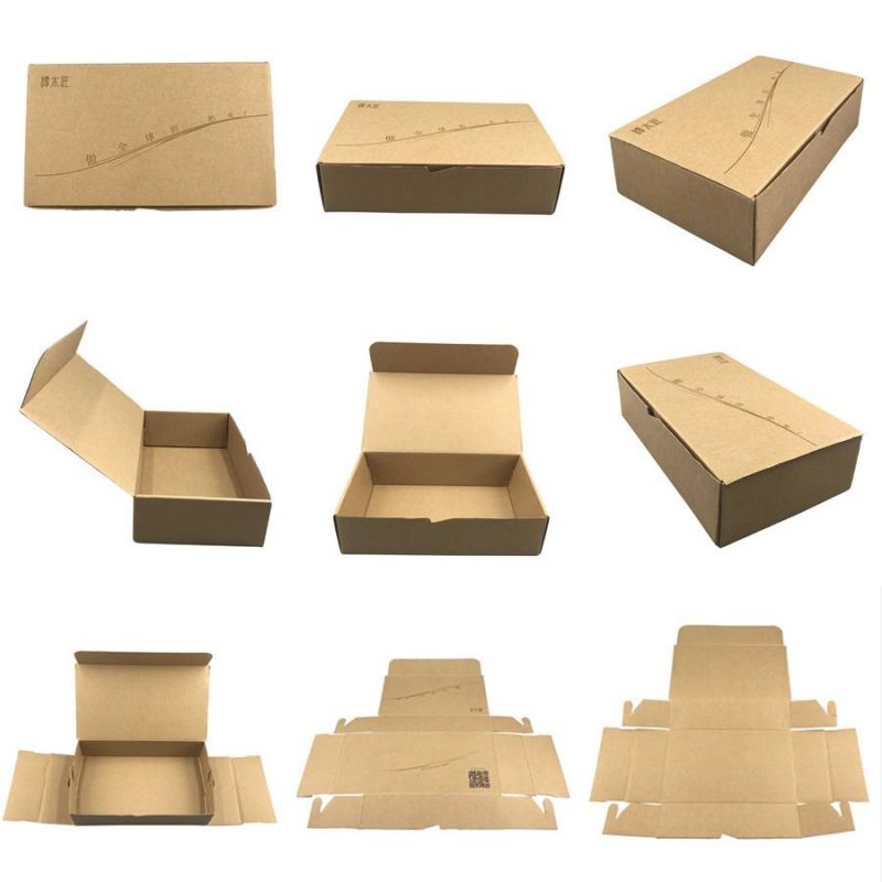 Corrugated Paper Box Packaging Foldabl Gift Paper Boxes